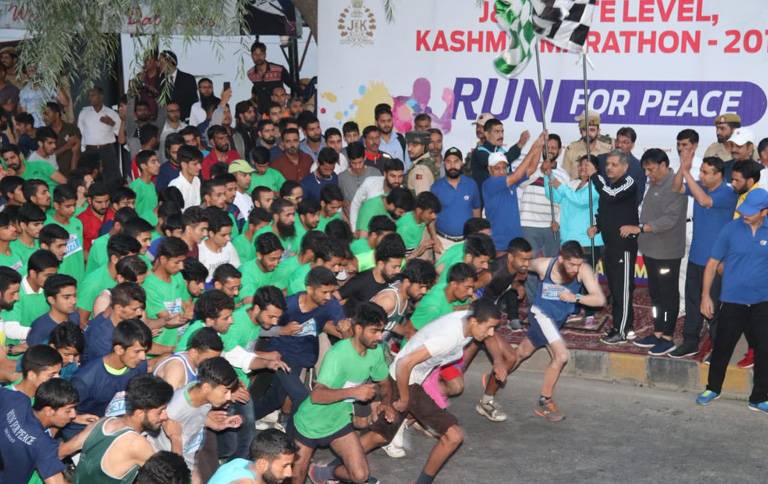 Run for peace-2018, kashmir marathon 2018
