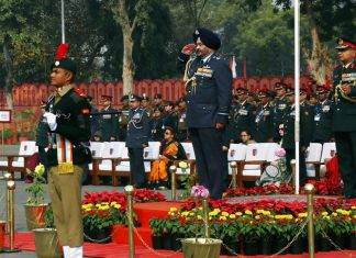 NCC के रिपब्लिक डे कैम्प में वायु सेना प्रमुख बीएस धनोआ NCC