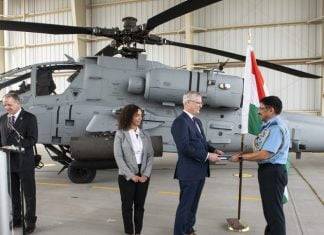 Apache Guardian helicopter