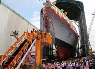 ਰਡਾਰ ਨੂੰ ਵੀ ਝਕਾਨੀ ਦੇਣ ਵਾਲਾ ਭਾਰਤੀ ਸਮੁੰਦਰੀ ਫੌਜ ਦਾ ਪਹਿਲਾ ਬੇੜਾ ਨੀਲਗਿਰੀ ਲੌਂਚ