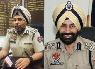 पंजाब पुलिस की चार रेंज के आईजी, लुधियाना व अमृतसर के कमिश्नर बदले
