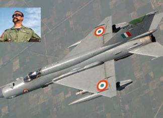 87वें वायु सेना दिवस का समारोह, विंग कमांडर अभिनन्दन ने मिग उड़ाया