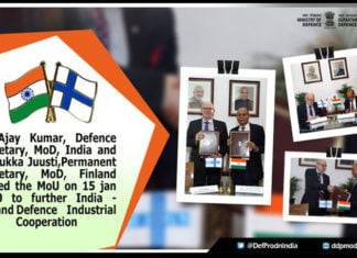 ਭਾਰਤ-ਫਿਨਲੈਂਡ ਦਾ ਰੱਖਿਆ ਸਹਿਯੋਗ ਬਾਰੇ ਨਵੀਂ ਕਵਾਇਦ ‘ਤੇ ਸਮਝੌਤਾ
