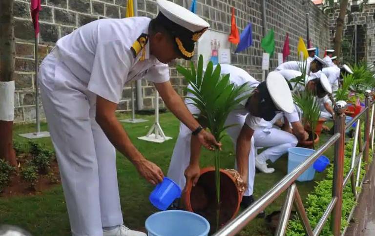 World Environment Day : Indian Navy 's Green initiatives for safe ecology -  Rakshak News