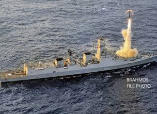 ਸੁਪਰਸੋਨਿਕ ਕਰੂਜ਼ ਮਿਜ਼ਾਈਲ ਬ੍ਰਾਹਮੌਸ ਨੇ ਅਰਬ ਸਾਗਰ ਵਿੱਚ ਸਿੱਧਾ ਨਿਸ਼ਾਨਾ ਫੁੰਡਿਆ