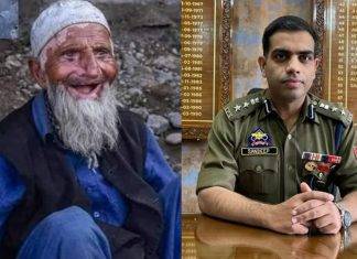 एसएसपी संदीप चौधरी ने 90 साल के बुजुर्ग को अपने पास से एक लाख रुपये दिए एसएसपी संदीप चौधरी