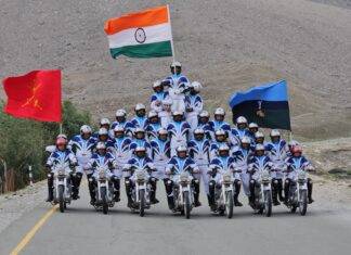 Indian Army’s motorcyclists set world record of making human pyramid
