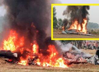 ਆਗਰਾ ਨੇੜੇ ਹਵਾਈ ਫੌਜ ਦਾ ਮਿਗ-29 ਜਹਾਜ਼ ਕ੍ਰੈਸ਼, ਪਾਇਲਟ ਸੁਰੱਖਿਅਤ ਬਾਹਰ ਨਿਕਲਿਆ