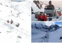 Even helicopter landings are dangerous here but soldiers built their own monorail