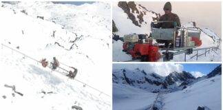जहां हेलीकॉप्टर लैंडिंग भी खतरनाक वहां सैनिकों ने खुद ही मोनो रेल बना डाली