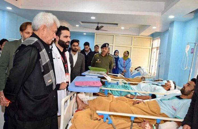 nowgam blast victims hospital