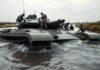अभ्यास के दौरान भारतीय सेना का टैंक डूबा , एक सैनिक की जान गई