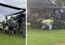 हताहत सैनिकों को घटनास्थल से ले जाने के लिए हेलिकॉप्टर की मदद ली गई ( फोटो : फेसबुक से साभार )