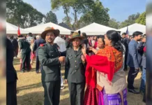 Sai Jadhav created history : first girl to complete rigorous training with boys at IMA Sai Jadhav's parents pinned the stars on her shoulders.