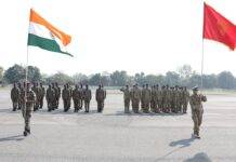 Opening ceremony of the India–Kyrgyzstan Joint Military Exercise KHANJAR 2026.