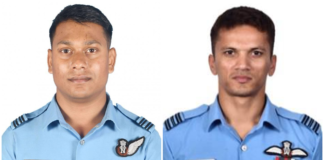 The pilots of the crashed fighter jet were Squadron Leader Anuj and Flight Lieutenant Purvesh Duragkar.