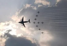 Chandigarh to witness vibrant show of Surya Kiran Aerobatic Team Surya Kiran Aerobatic Team of the Indian Air Force