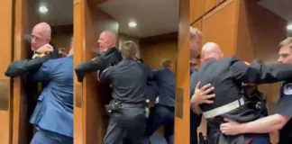 Police arrested US Marine veteran Brian C. McGinnis