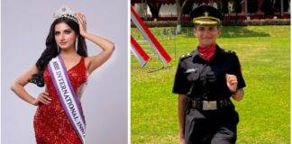 Lt. Kashish Methwani : inspiring story of Miss International India who don Olive Green Kashish Methwani (file photo)