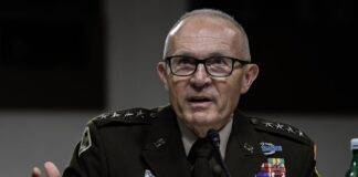 US Army Chief General Randy George ( file photo)