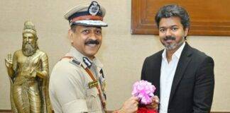 तमिलनाडु पुलिस प्रमुख का ओहदा संभालने के बाद महेश कुमार अग्रवाल ने मुख्यमंत्री सी. जोसेफ़ विजय से मुलाकात की