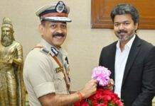 Newly posted Tamil Nadu Police Chief, Mahesh Kumar Aggarwal met with Chief Minister C. Joseph Vijay.