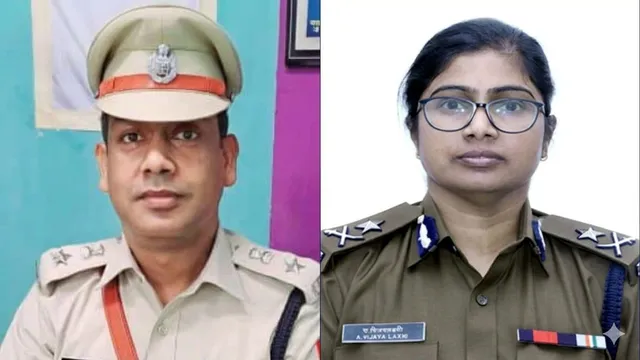 ips deputation IPS Officers Chandan Kumar Jha and A. Vijayalakshmi (File Photo) IPS Officers Chandan Kumar Jha and A. Vijayalakshmi (File Photo)