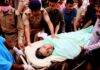 Shocking : Tripura DGP Anurag Dhankar found dead in PHQ, committed suicide DGP Anurag Dhankar brought to GB Pant hospital in Agartala. ( photo courtesy : northeasttoday.in)