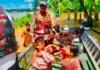 असम में बाढ़ से तबाही : 11 मरे, सेना ने 200 लोग सुरक्षित निकाले असम में सेना के 'ऑपरेशन जल राहत' के दौरान सुरक्षित निकाले गए बाढ़ पीड़ित परिवार