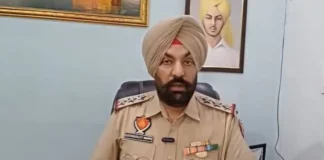 Inspector Gurinderjit Singh Nagra who was placed under suspension.
