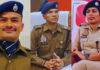 IPS officers KK Bishnoi, Avinash Pandey (center), and Charu Nigam