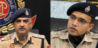 दिल्ली से अरुणाचल प्रदेश स्थानांतरित किए गए आईपीएस विक्रम जीत सिंह और अभिषेक धानिया .