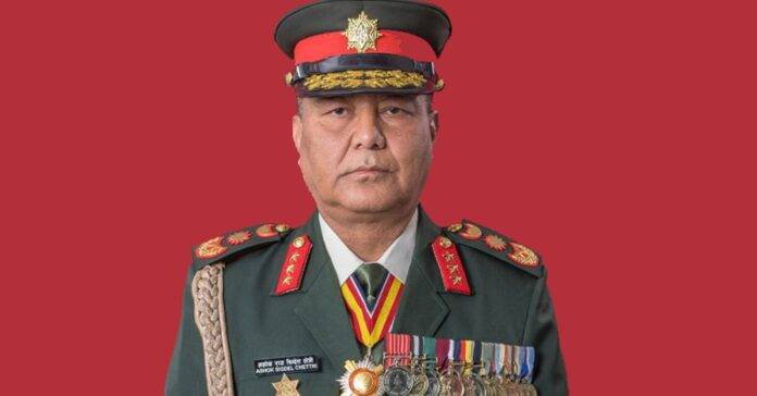 नेपाल सेना प्रमुख अशोक राज सिग्देल नेपाल सेना प्रमुख अशोक राज सिग्देल