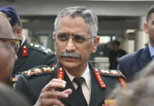 भारत के पूर्व सेनाध्यक्ष जनरल मनोज मुकुंद नरवणे (फाइल फोटो )